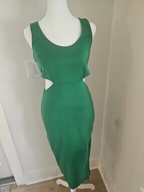 Lovers + Friends Titus Midi Dress Green
